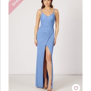 Azazie Adley Steel Blue